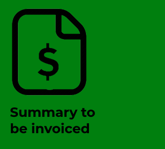 Summary to be invoiced